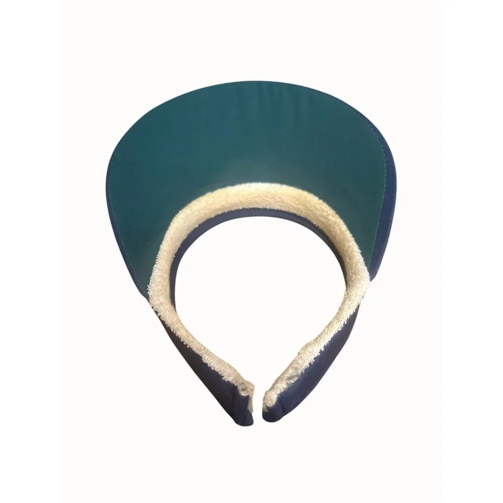 Town‎ Talk Buick Open Golf Visor Made In USA Blue & Green Terry Cloth